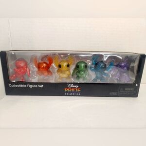 Disney PRIDE Collection - Stitch Collectible Figure Set - 6 Pieces New